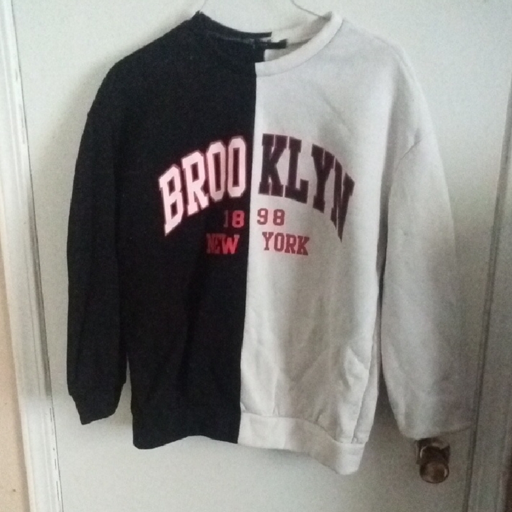 Black and White Brooklyn Sweater